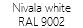 Nivala white RAL 9002