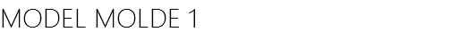 MODEL MOLDE 1